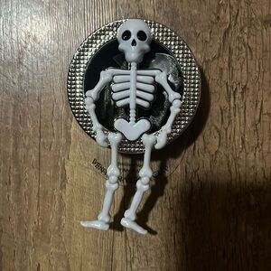 NWT Bath Body Works Scentportable Holder Car Visor Vent Halloween Skeleton 2024